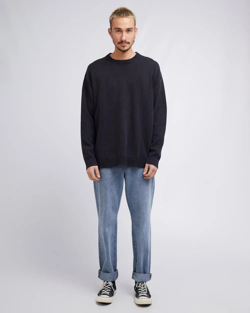 Acid Knit - Washed Black