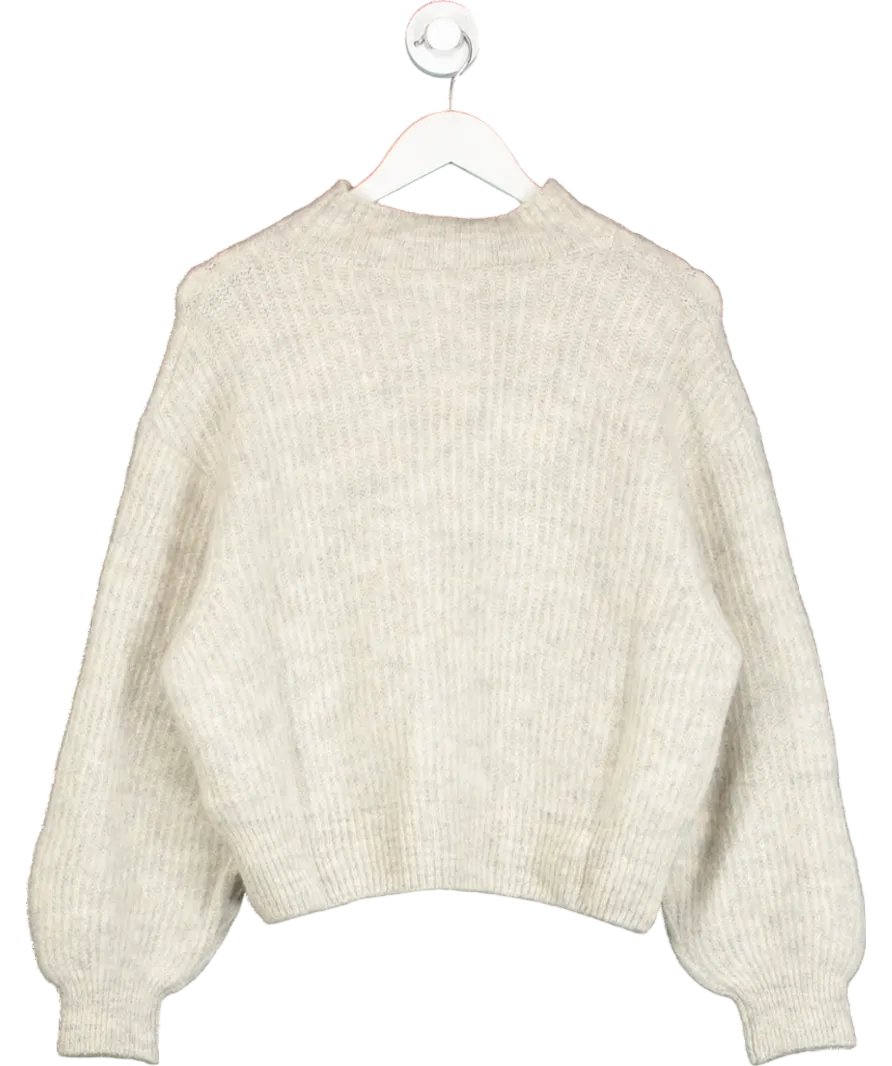 American Vintage Super Soft Grey Melange East Italian Yarn Jumper UK M