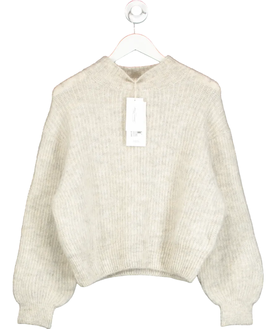 American Vintage Super Soft Grey Melange East Italian Yarn Jumper UK M