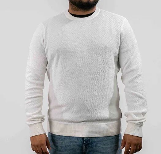 Ben Sherman Diamond Texture Crewneck Sweater