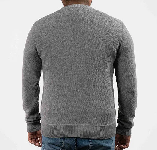 Ben Sherman Diamond Texture Crewneck Sweater