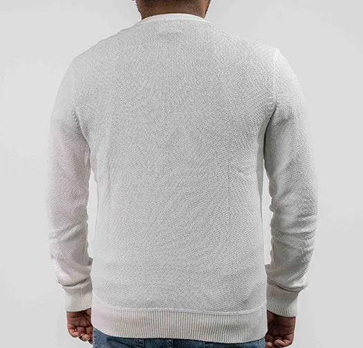 Ben Sherman Diamond Texture Crewneck Sweater