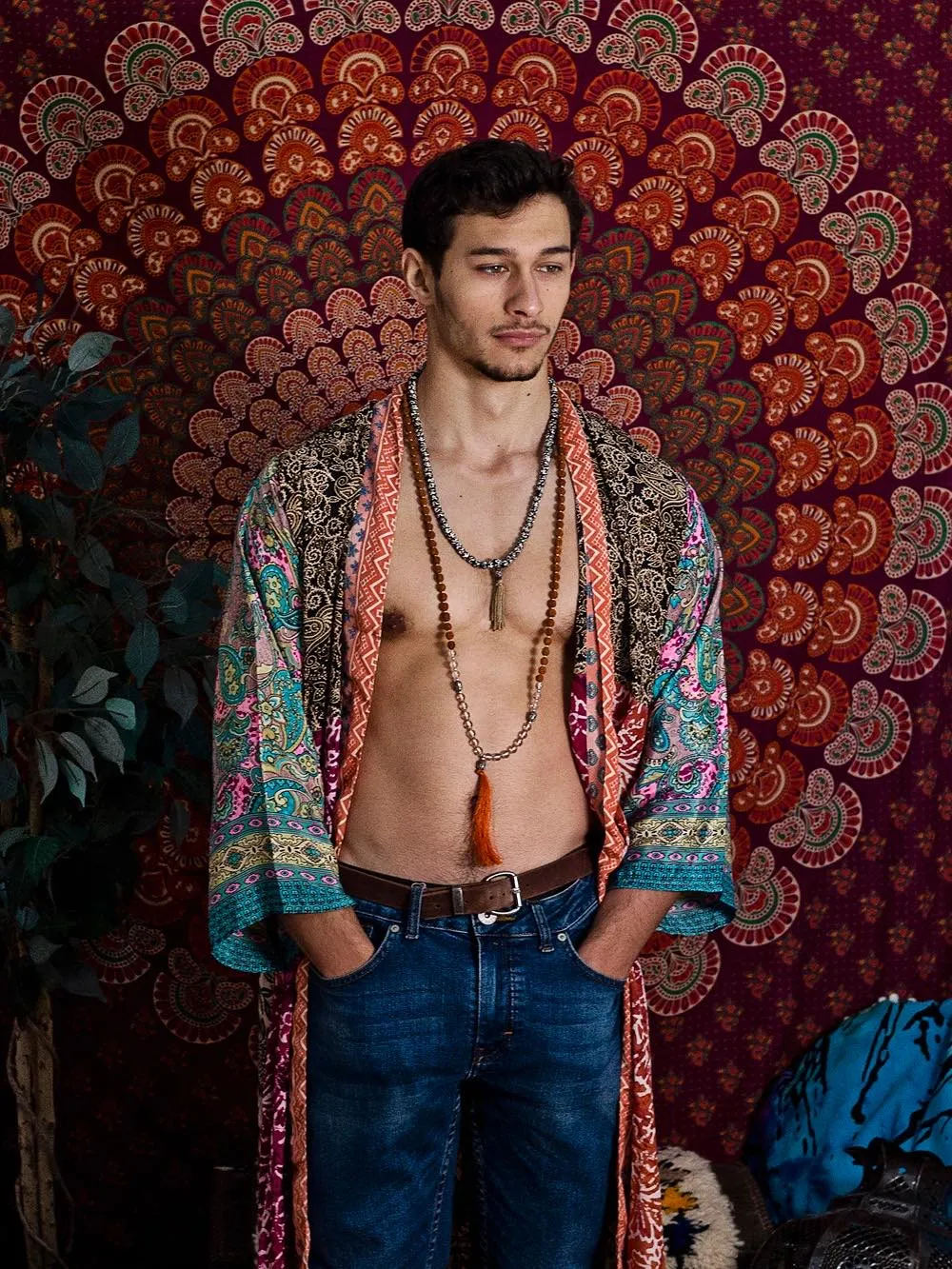 Buttersilk Patch Kimono