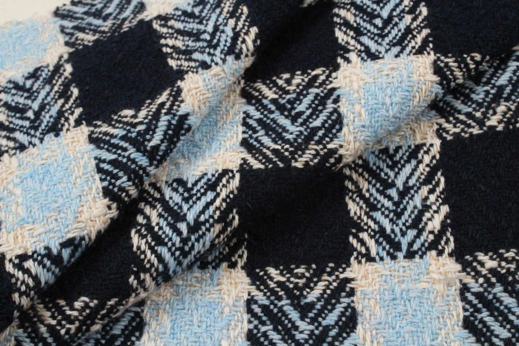 Fancy Recycled Wool Tweed - Checks