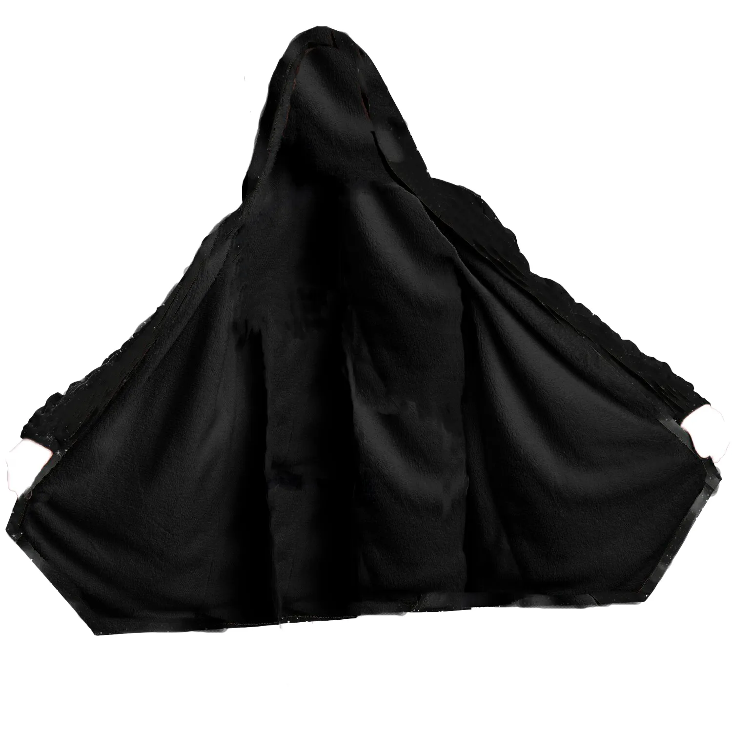 Green Waves Microfleece Cloak - Black or White Lining