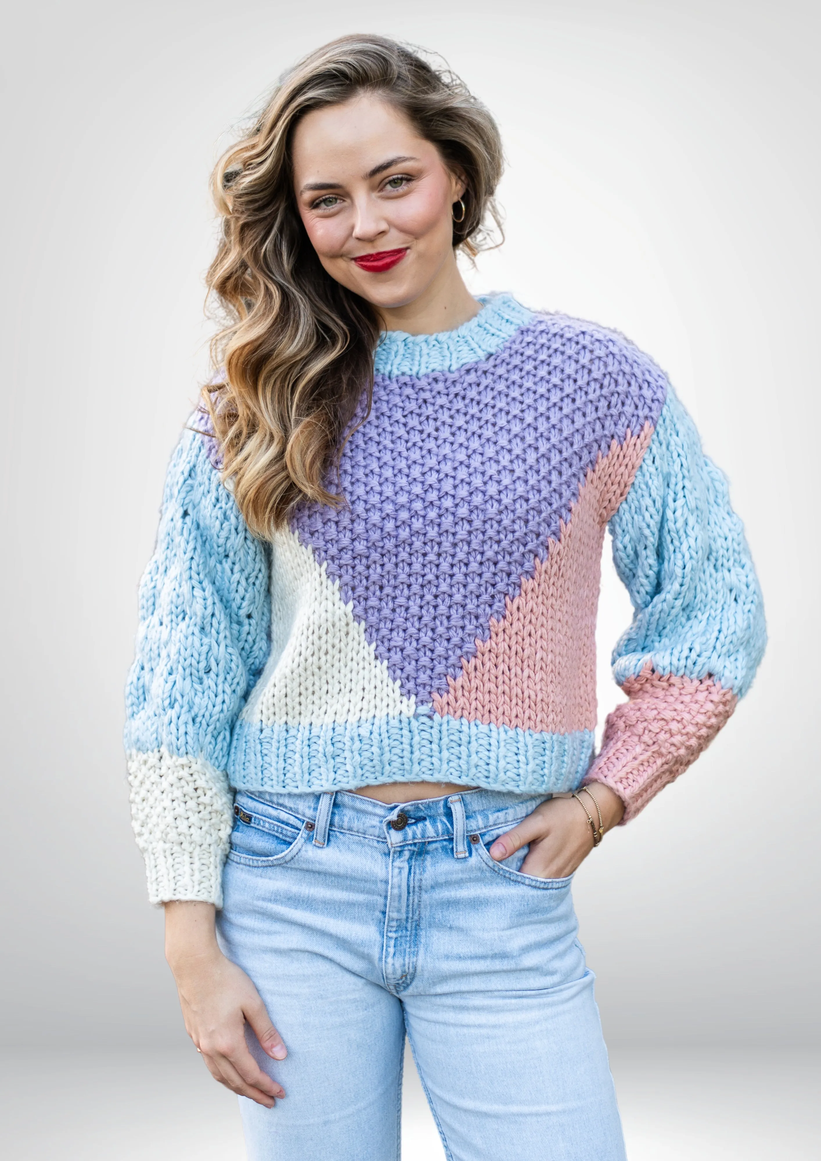 Hyams Handmade Jumper | Violet
