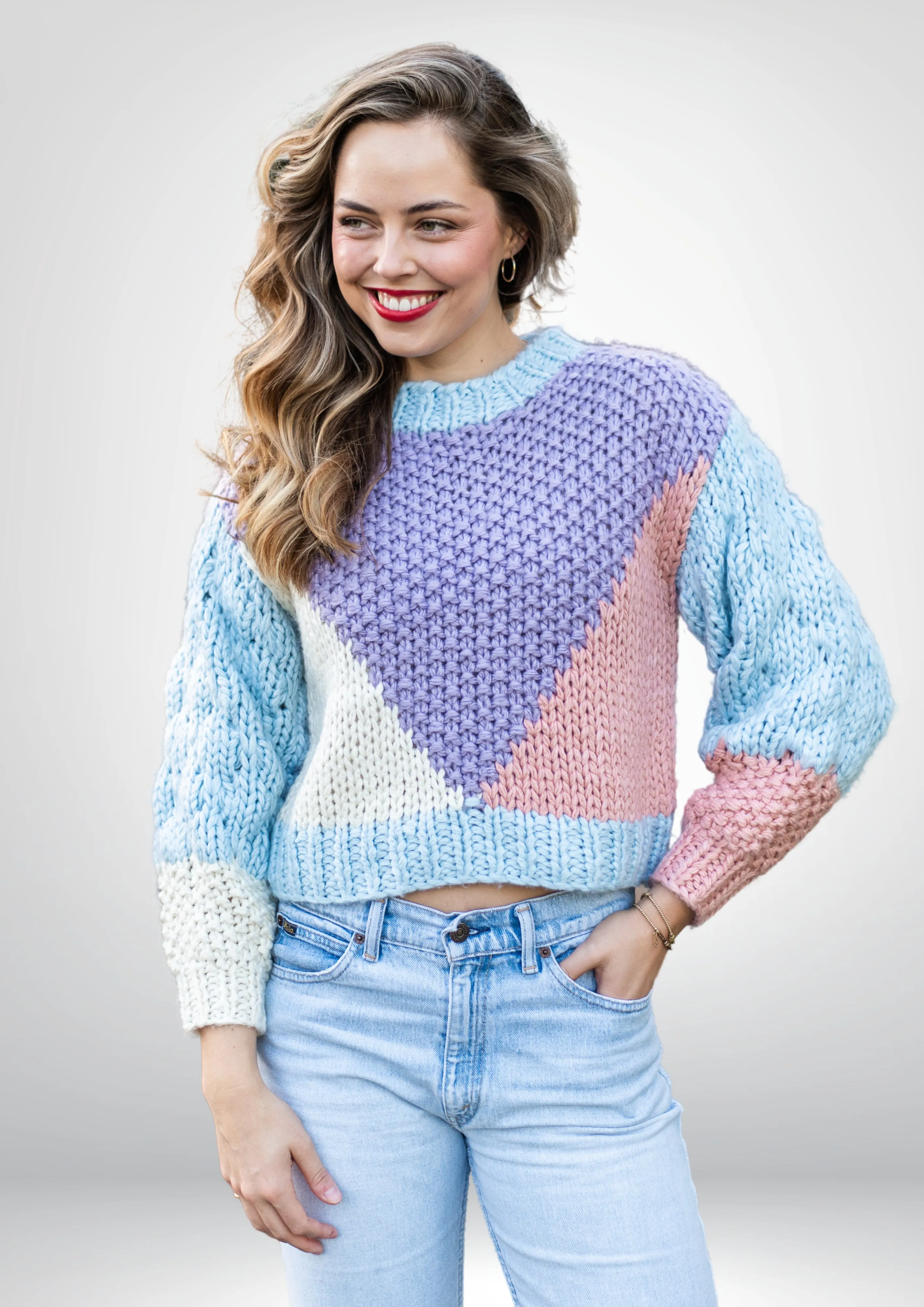 Hyams Handmade Jumper | Violet