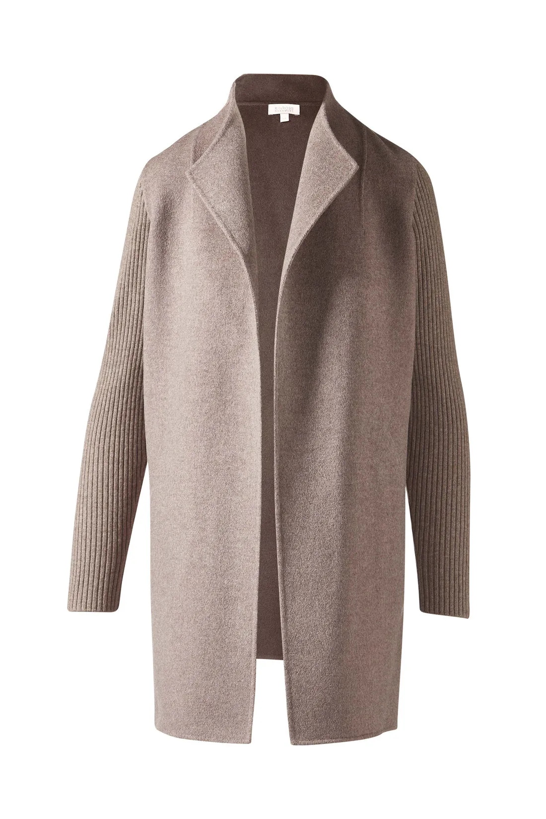 Kinross Rib Sleeve Coat, Seal