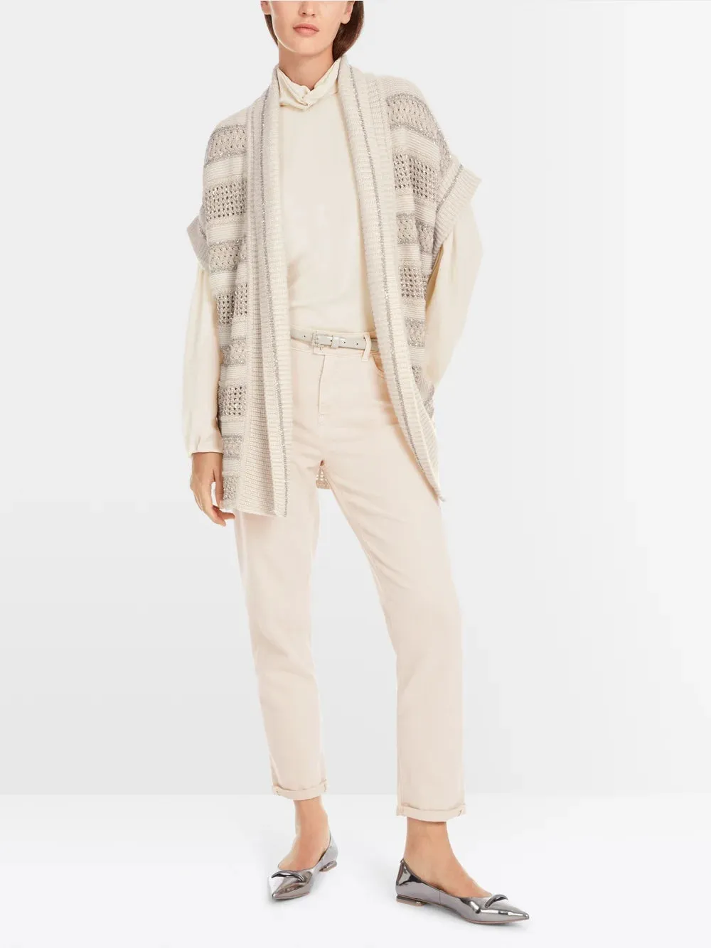 Knit Cardigan - New Pearl