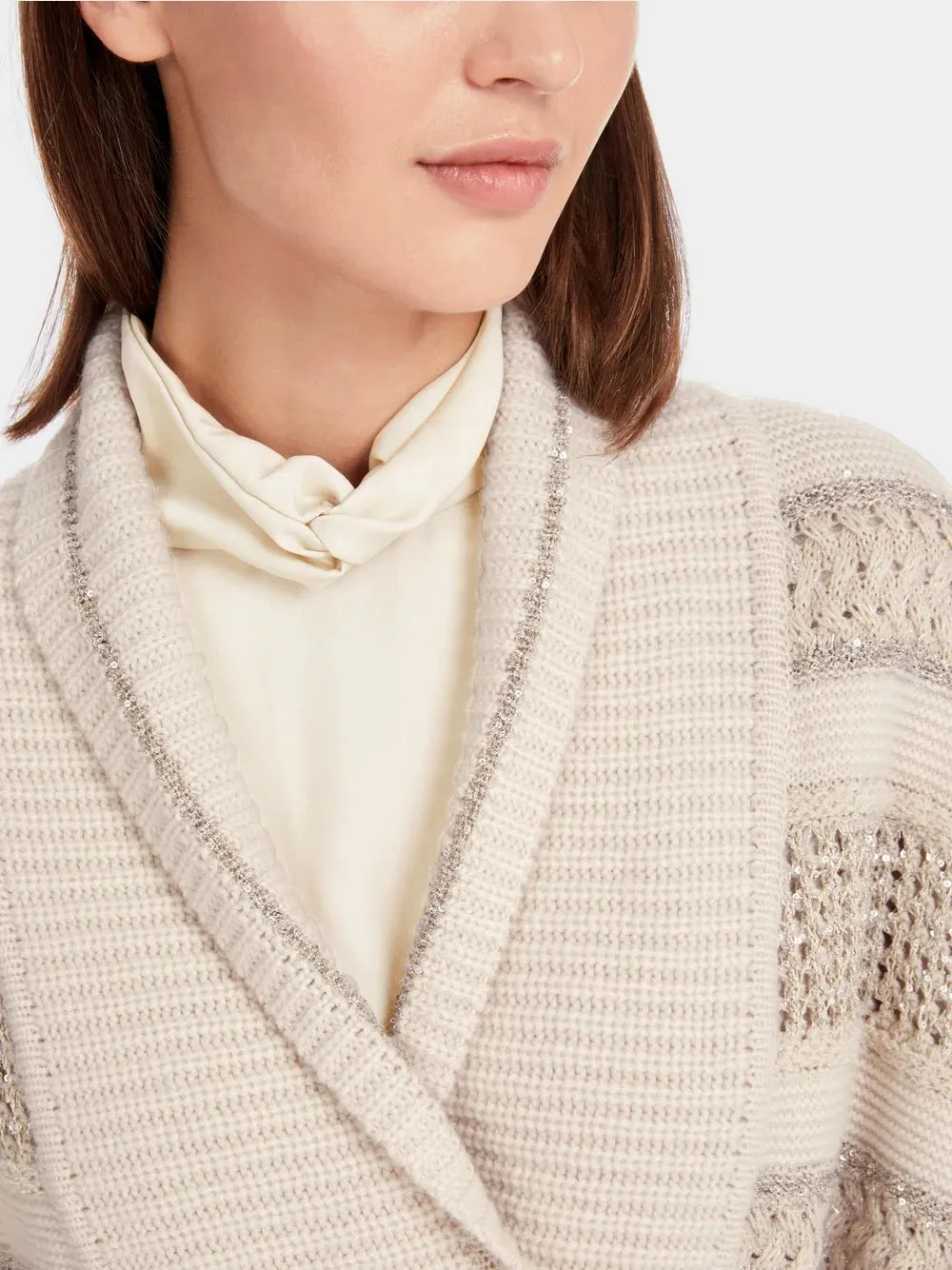 Knit Cardigan - New Pearl