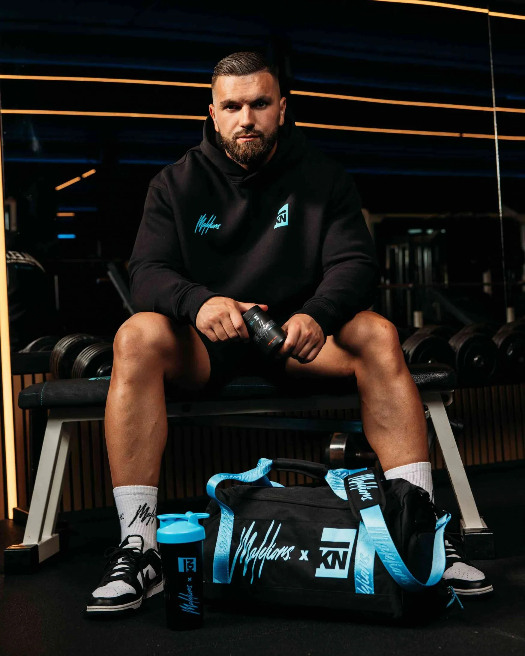 Malelions x KN Fitness Duffle Bag | Black