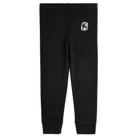 Mini Rodini Child Microfleece Pants Black