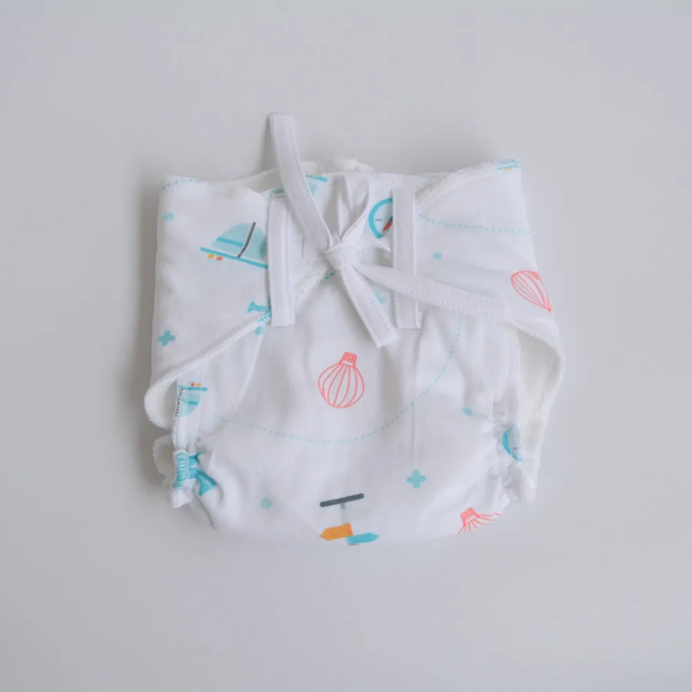 Red Hearts - Doodle Dry Nappies (Set of 2)