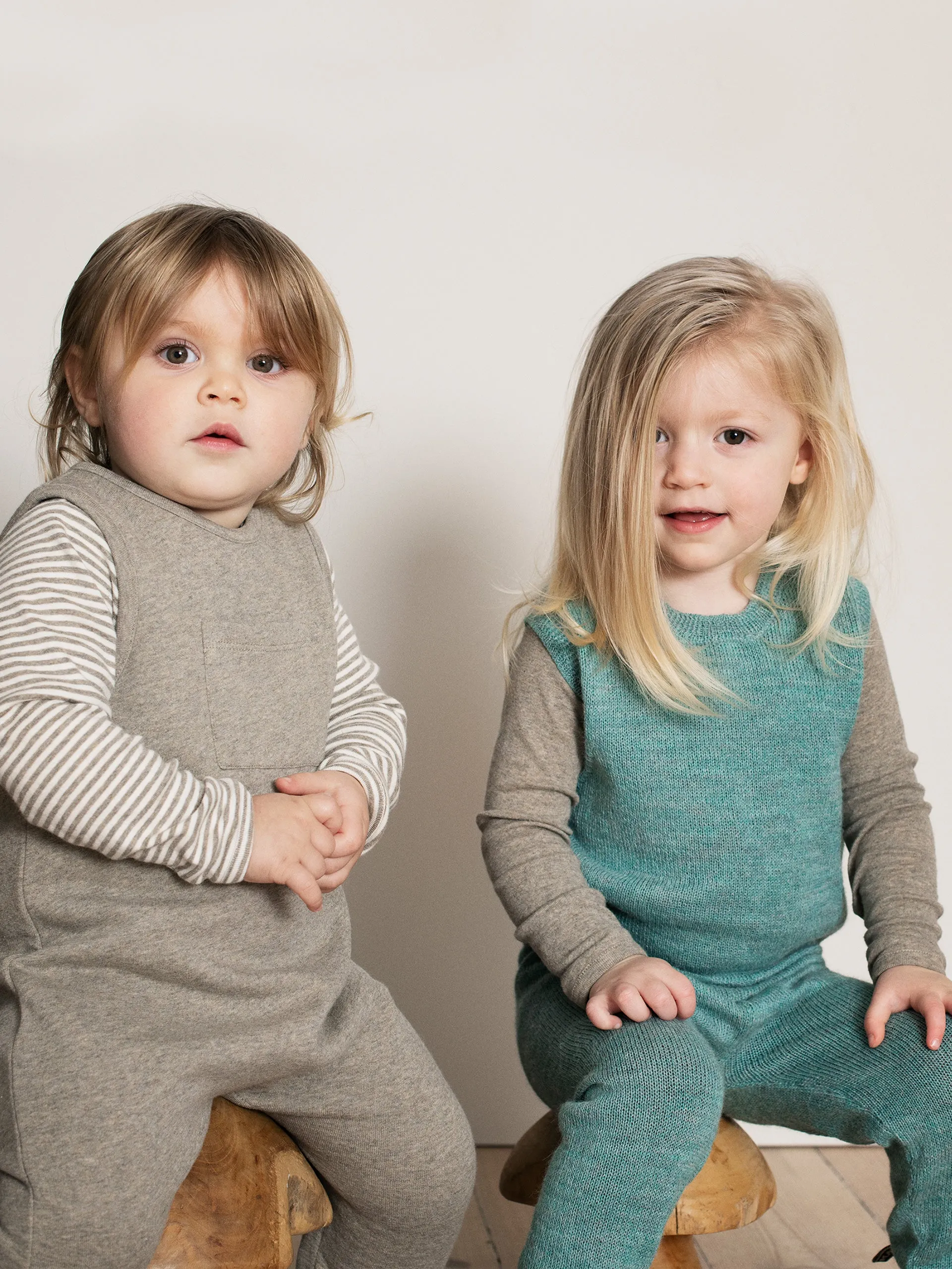 Serendipity Baby Alpaca Vest - Dusty Teal