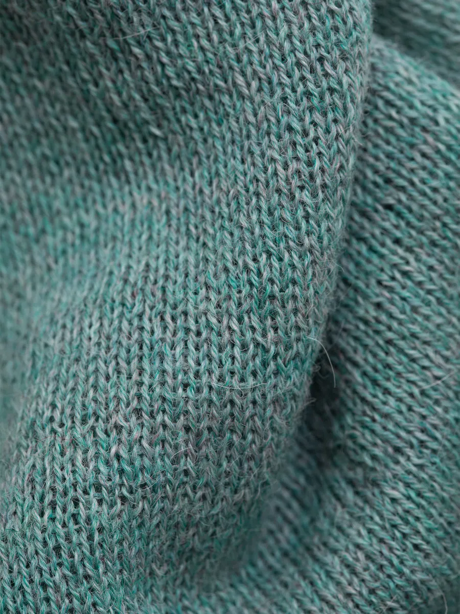 Serendipity Baby Alpaca Vest - Dusty Teal