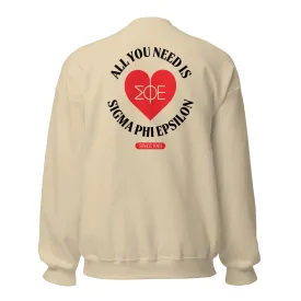 SigEp Valentine Crewneck