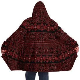 Southwest Microfleece Cloak - Black or White Lining