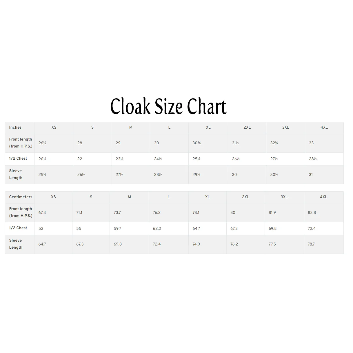Southwest Microfleece Cloak - Black or White Lining
