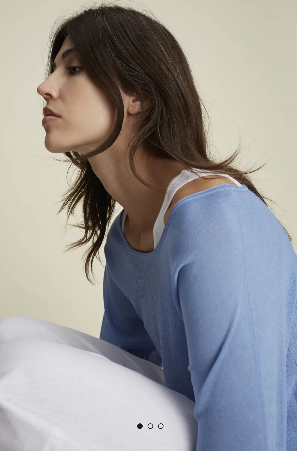 Sweater with Vest - Blue